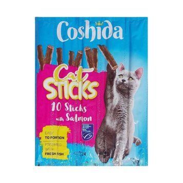 М'ясна паличка для котів Coshida Cat Sticks Salmon, поштучно 4056489142461 фото