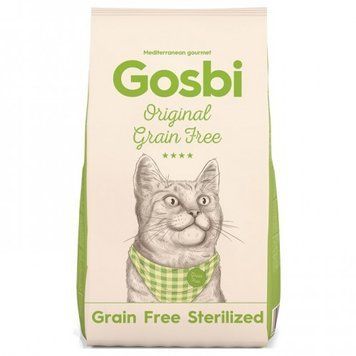 Сухий корм для котів Gosbi Original Cat Grain Free Sterilized 8436566802956 фото