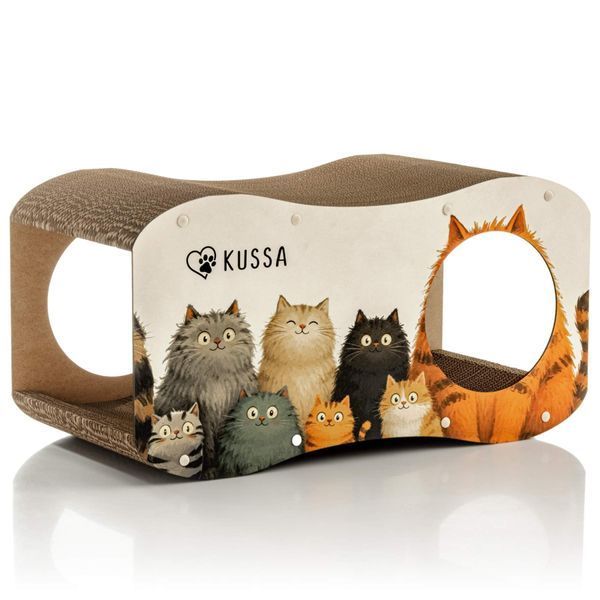 Дряпка для котиків Kussa Тунель Кошенята 2976850344336 фото