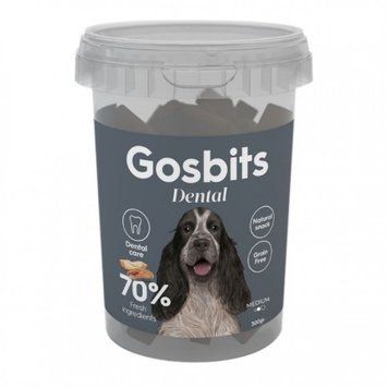 Корисні ласощі для собак Gosbits Dental Medium 8436566807654 фото