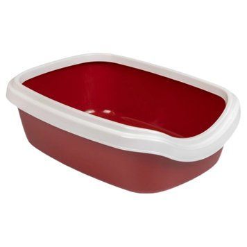 Туалет для котів Природа Comfort M 41х30х13.5 см &mdash; бордо 4823082417360 фото