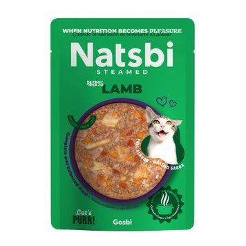 Вологий корм для котів та кошенят Natsbi Steamed Lamb 8436566807920 фото