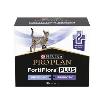 Ветеринарний пребіотик-пробіотик Purina Pro Plan FortiFlora Plus коти 8445290507495 фото