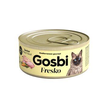 Вологий корм для котів Fresko Cat Senior Meat Feast 8436566800440 фото
