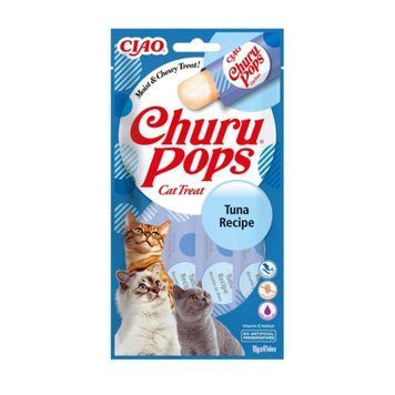 Соковиті рідкі ласощі у стіку INABA Churu Pops з тунцем 1 шт 8859387700995 фото