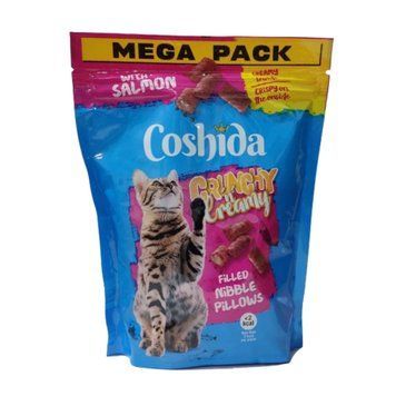 Хрусткі подушечки для котів Coshida Crunch з лососем 150 г 4056489928225 фото