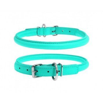 Нашийник для собак Collar Waudog Glamour круглий, діаметр 13 мм, довжина 45-53 см, ментоловий 2035071300009 фото