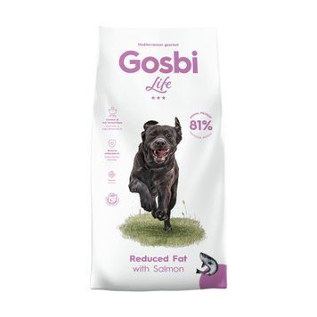 Сухий корм для собак Gosbi Life Dog Reduced Fat with Salmon 8436566807968 фото