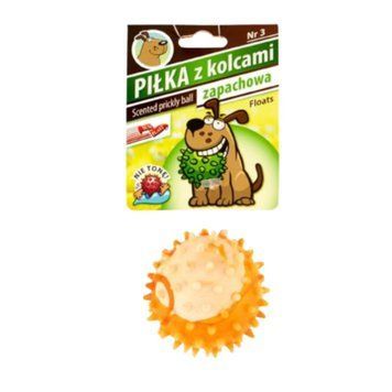Sum-Plast Іграшка д/собак Prickly Ball №2, м'яч шипований з ароматом ванілі, 5,5 см 5901785370027 фото