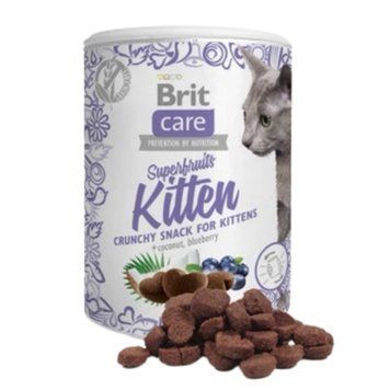 Ласощі для кошенят Brit Care Snack Superfruits Kitten 100 г 8595602521425 фото