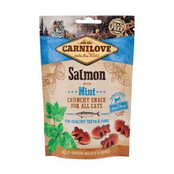 Беззернові ласощі для котів Carnilove Salmon & Mint 50 г 8595602527175 фото