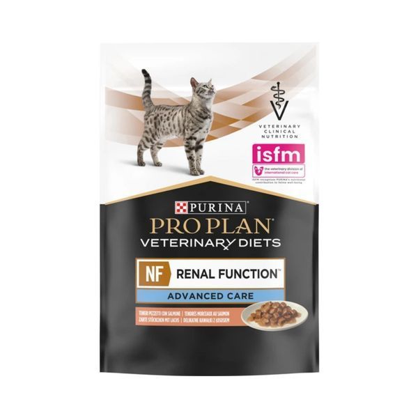 Лікувальний вологий корм Purina Pro Plan Veterinary Diets NF Renal з лососем (пауч) 7613287873699 фото