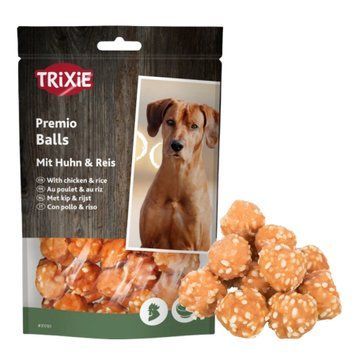 Ласощі для собак Trixie PREMIO Rice Chicken Balls кульки з куркою та рисом, 100 г 4011905317014 фото